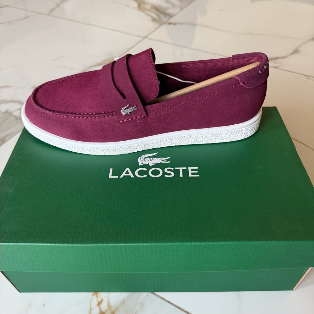 Lacoste Plum Slip-On Shoes